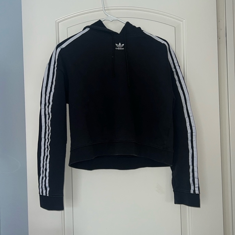 Perfect condition black adidas sweatshirt